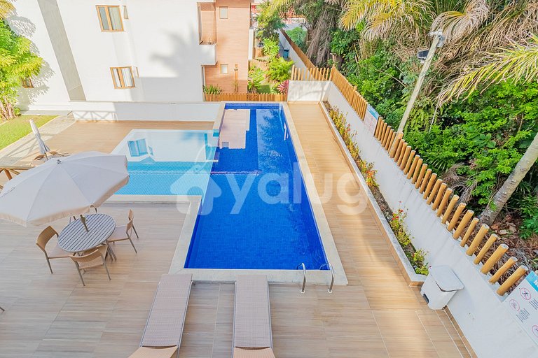 Excelente Apto 2 Suítes Riverside Imbassaí