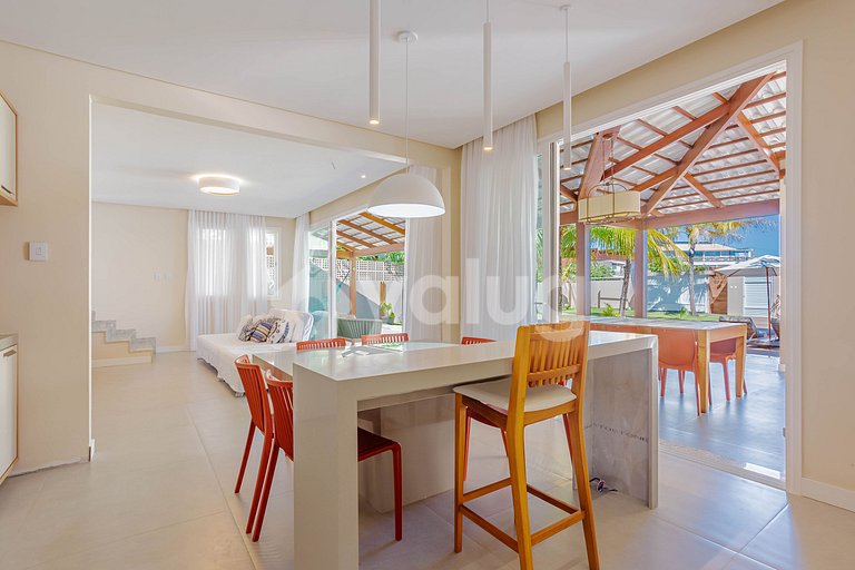 Bela Casa c/ Piscina 7 Quartos - Guarajuba