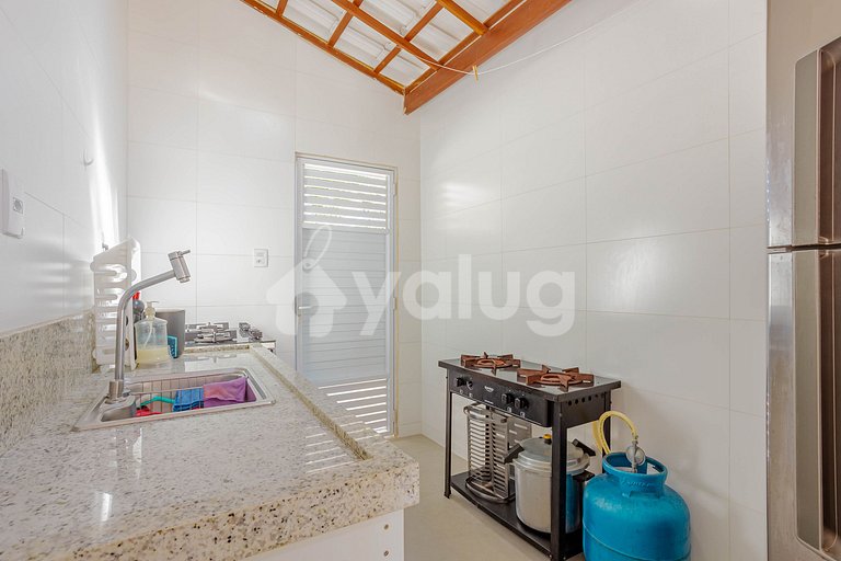 Hermosa casa con piscina, 7 habitaciones - Guarajuba