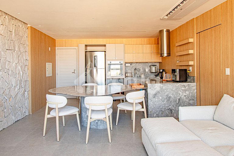 Apartamento frente al mar con vista al mar - Guarajuba