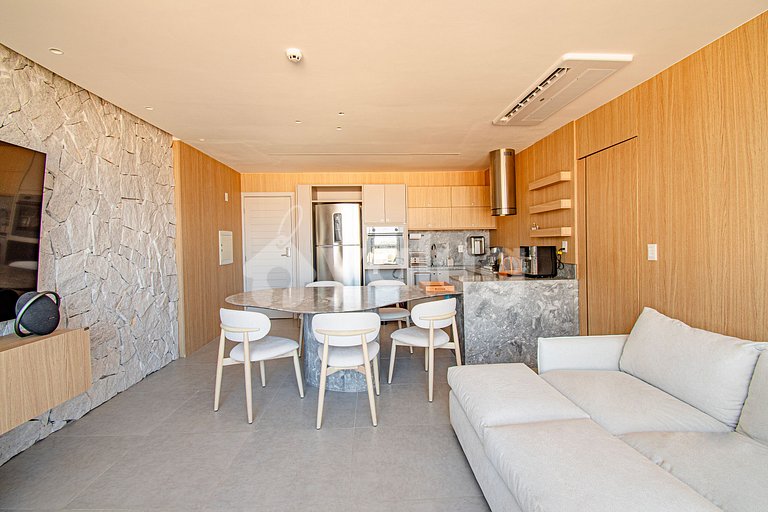 Apartamento frente al mar con vista al mar - Guarajuba