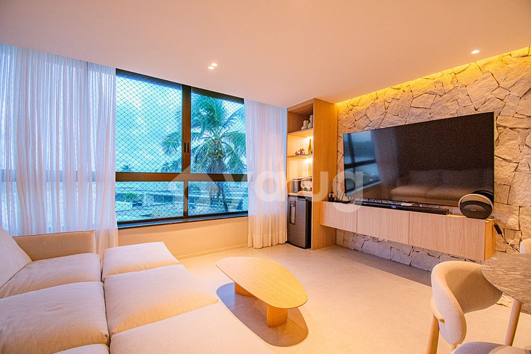 Apartamento frente al mar con vista al mar - Guarajuba