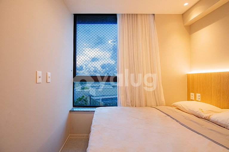 Beachfront Apartment with Ocean View - Guarajuba