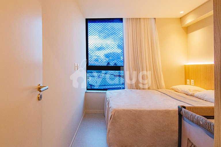 Apartamento frente al mar con vista al mar - Guarajuba