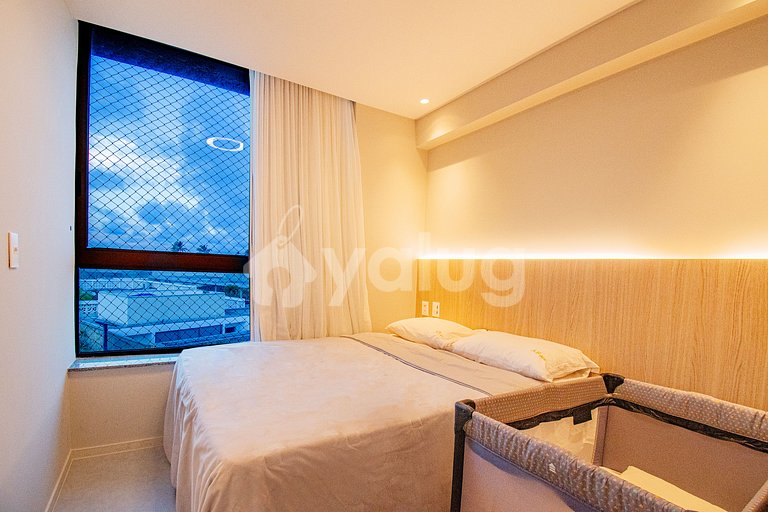 Apto Pé na Areia com Vista Mar - Guarajuba