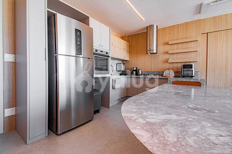 Apartamento frente al mar con vista al mar - Guarajuba