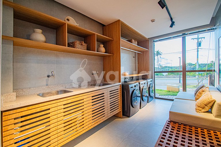 Apartamento frente al mar con vista al mar - Guarajuba