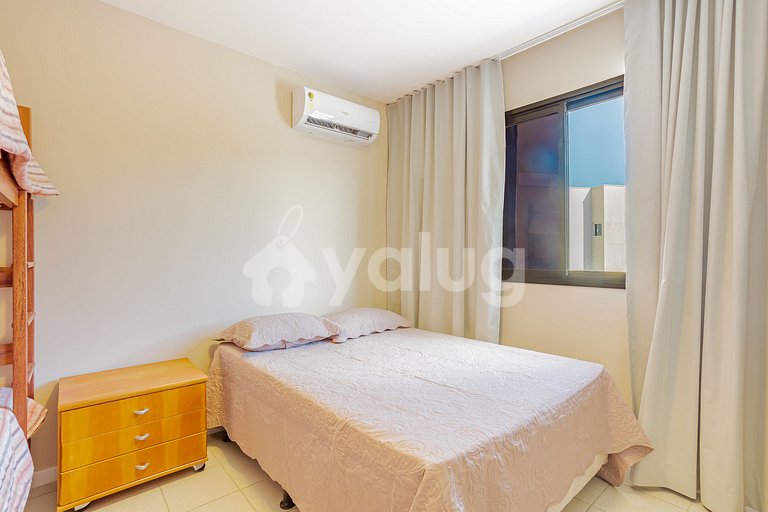 Pueblo 2 habitaciones, a 270 m de la playa de Guarajuba.