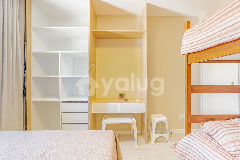 Pueblo 2 habitaciones, a 270 m de la playa de Guarajuba.