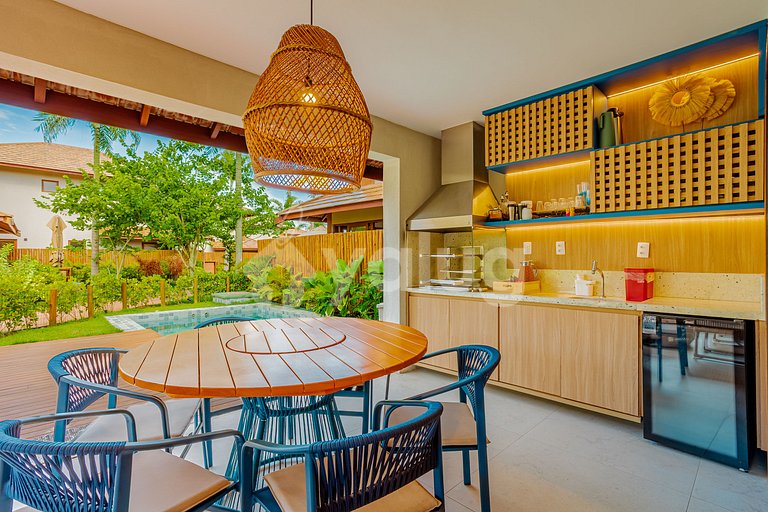 Bungalow frente al mar con 4 suites - Itacimirim