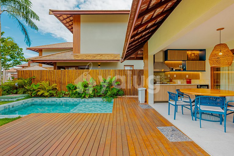 Bungalow frente al mar con 4 suites - Itacimirim