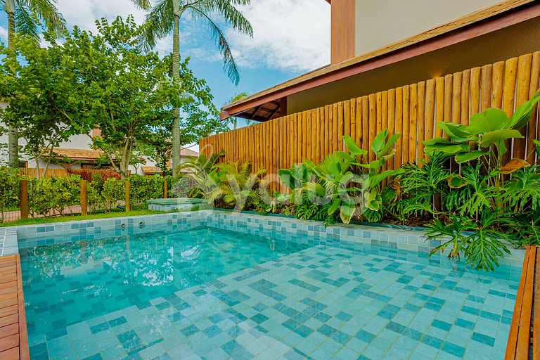 Beachfront Bungalow with 4 Suites - Itacimirim