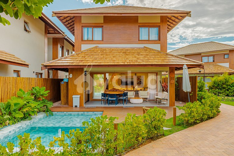 Bungalow frente al mar con 4 suites - Itacimirim