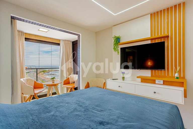 Cozy 1 studio facing Pituba Beach - Salvador