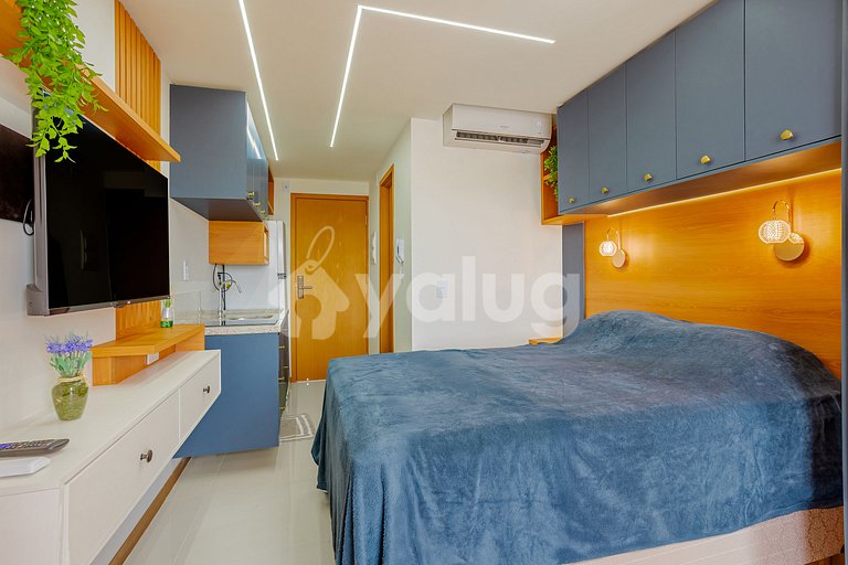 Cozy 1 studio facing Pituba Beach - Salvador