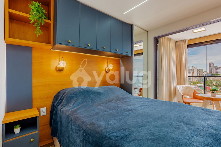 Cozy 1 studio facing Pituba Beach - Salvador