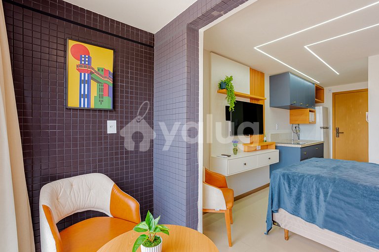 Cozy 1 studio facing Pituba Beach - Salvador