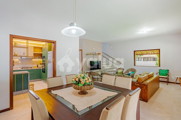 Excelente casa equipada con 3 suites 5 habitaciones piscina