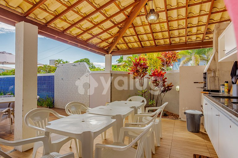 Excelente casa equipada con 3 suites 5 habitaciones piscina