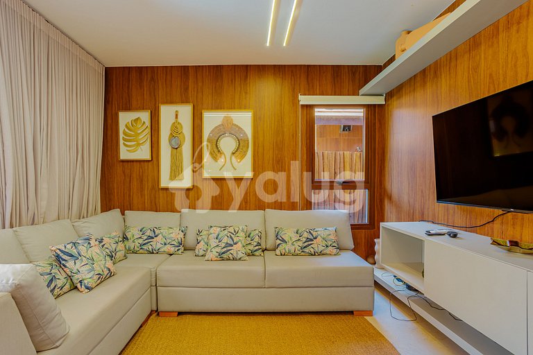 IT131 Bungalow con 4 suites, Condominio Marluá - Itacimirim