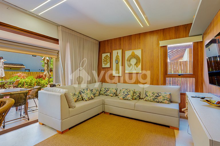 IT131 Bungalow with 4 suite, Marluá Condominium - Itacimirim