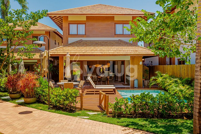 IT131 Bungalow with 4 suite, Marluá Condominium - Itacimirim