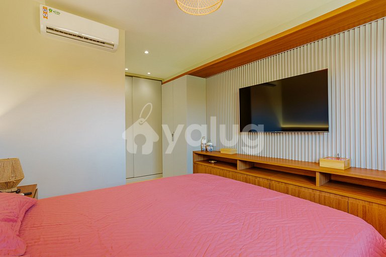 IT131 Bungalow con 4 suites, Condominio Marluá - Itacimirim