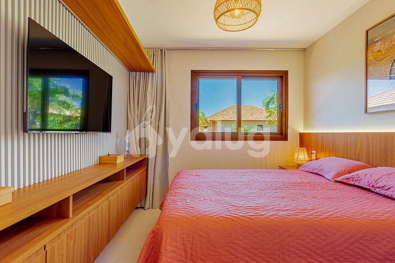 IT131 Bungalow with 4 suite, Marluá Condominium - Itacimirim