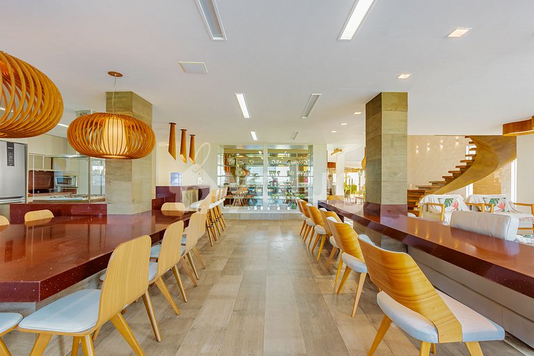 GB143 Linda Mansão Pé na Areia com 6 suítes e Piscina