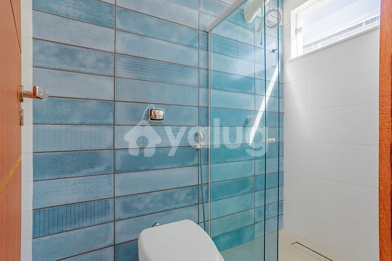 GB143 Linda Mansão Pé na Areia com 6 suítes e Piscina