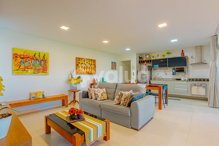 IM12 Lindo Apto com 3/4 e Condomínio Beira Mar - Imbassaí