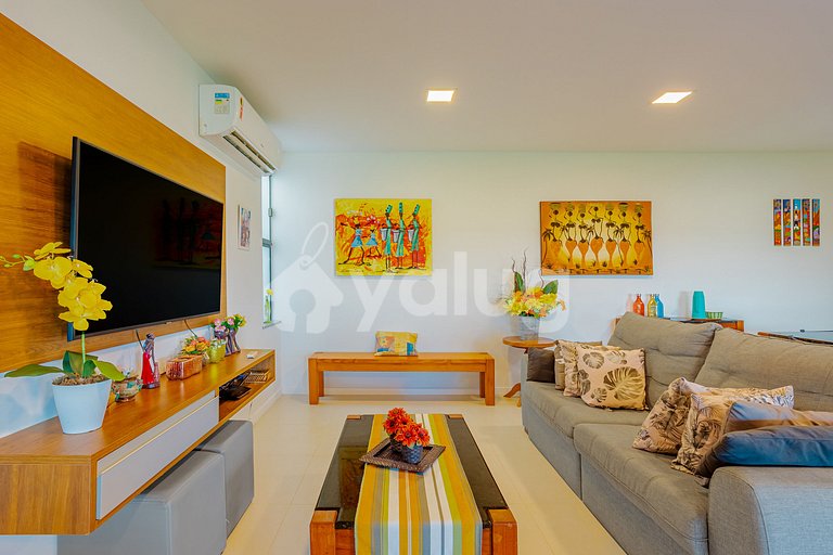 IM12 Great 3-bedroom apt in a beachfront cond. - Imbassaí