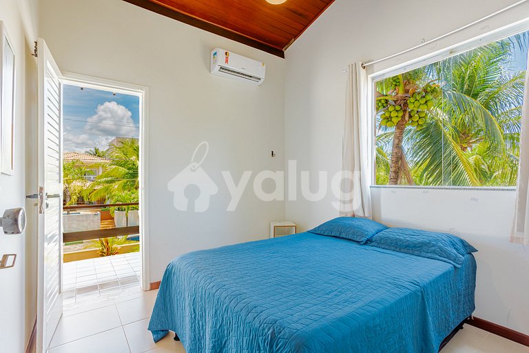 Beautiful house with 6 bedrooms, 100m from Guarajuba beach.