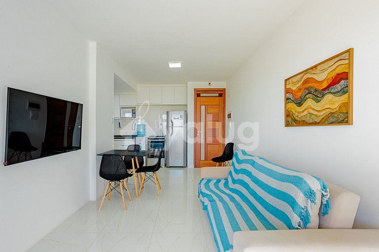 VT08 LIndo Apartamento Quarto/Sala 100 Metros da praia
