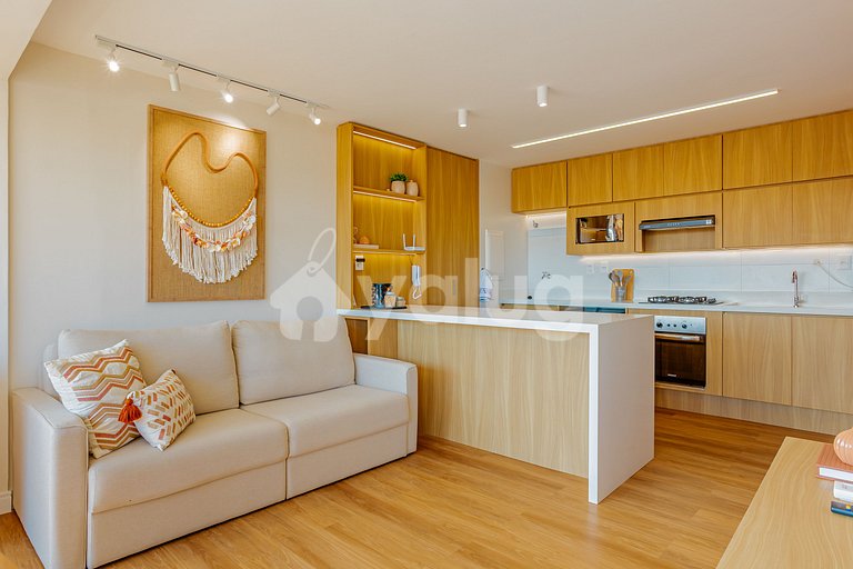 VT07 Maravilhoso Apartamento 2 Suítes a 250 Metros da Praia