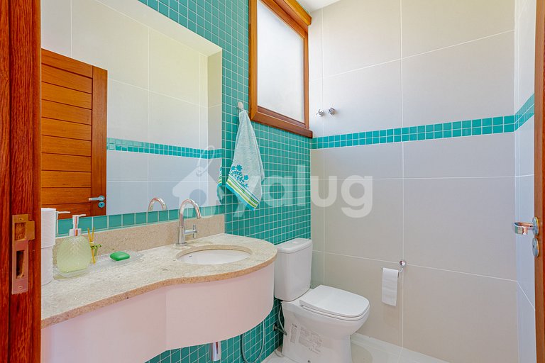 PF145 Linda Casa Com piscina 5 Suítes a 500m da praia