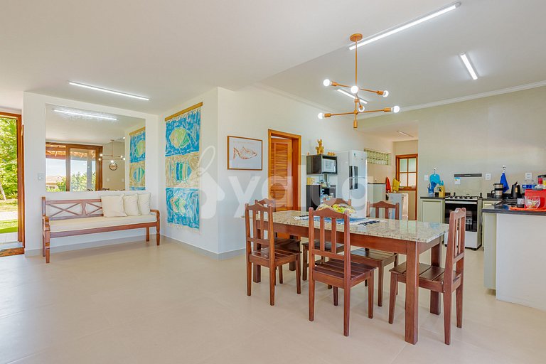 PF145 Linda Casa Com piscina 5 Suítes a 500m da praia
