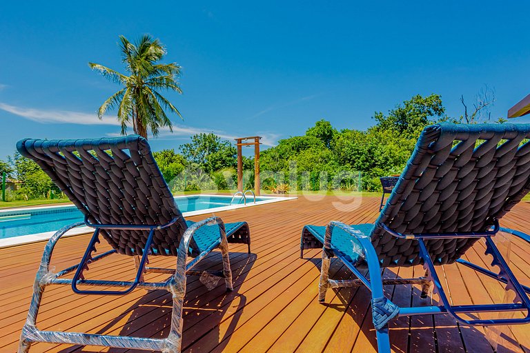 PF145 Linda Casa Com piscina 5 Suítes a 500m da praia