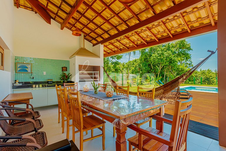 PF145 Linda Casa Com piscina 5 Suítes a 500m da praia