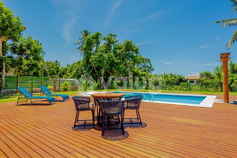 PF145 Linda Casa Com piscina 5 Suítes a 500m da praia
