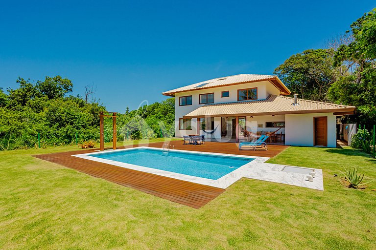 PF145 Linda Casa Com piscina 5 Suítes a 500m da praia