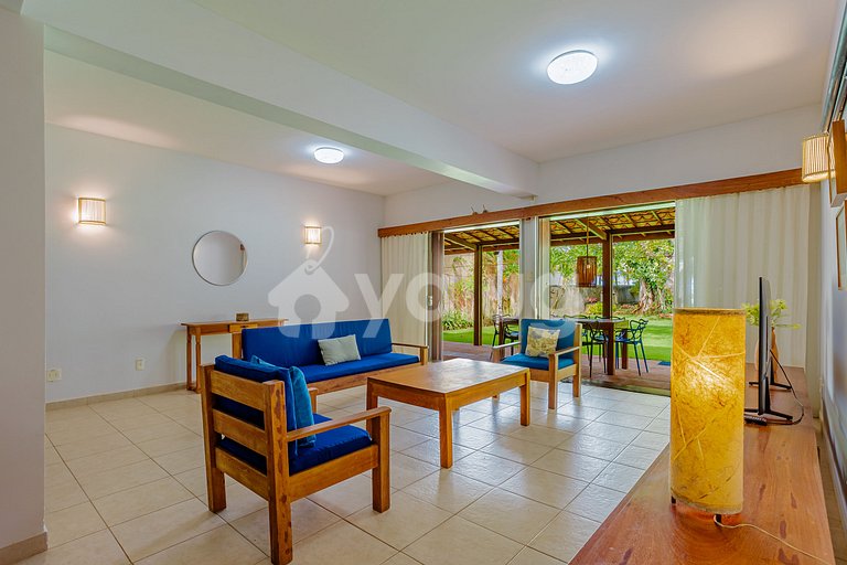 Maravilhosa Casa Pé na areia com Piscina e 5/4.