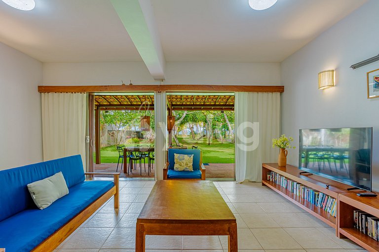 Maravilhosa Casa Pé na areia com Piscina e 5/4.