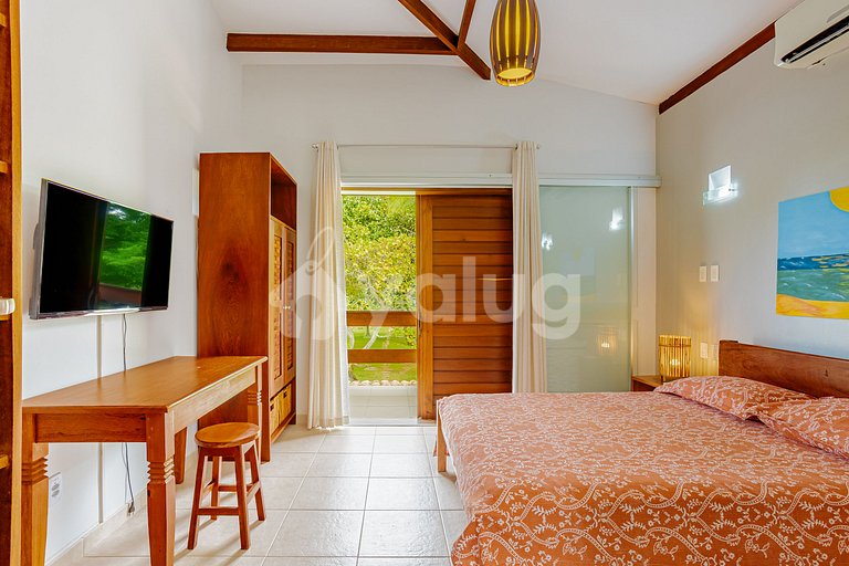 Maravilhosa Casa Pé na areia com Piscina e 5/4.