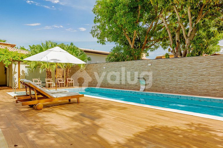 Maravilhosa Casa Pé na areia com Piscina e 5/4.