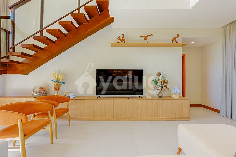 Maravilhosa Casa com piscina e 7 suítes - Praia do Forte