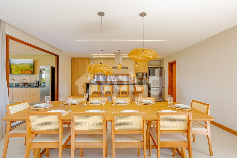 Beautiful House with Pool and 7 Suites - Praia do Forte