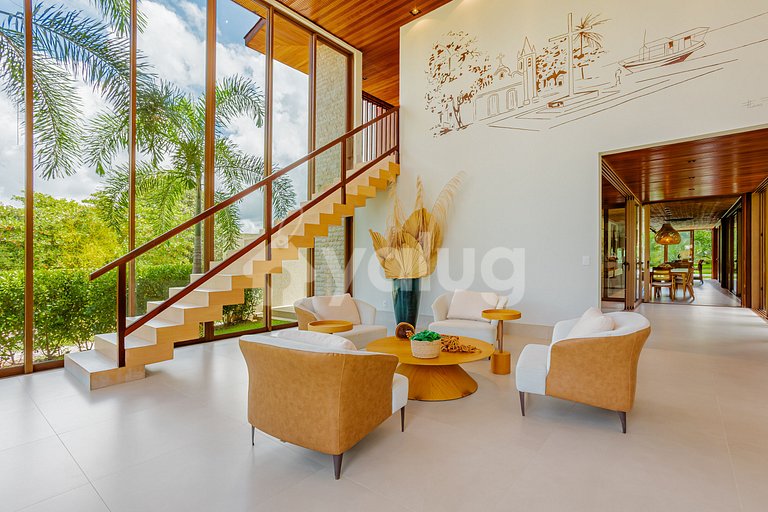 Linda Casa 6 Suítes 200 Metros da praia - Praia do Forte