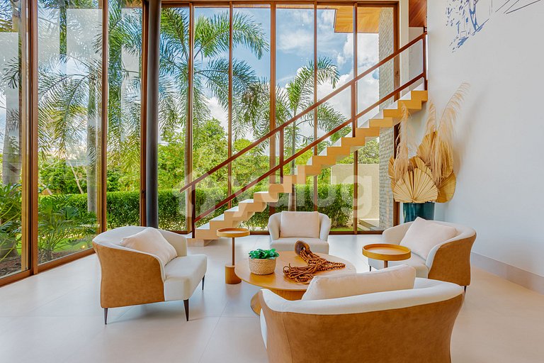 Beautiful House with 6 Suites 200m from Beach Praia do Forte