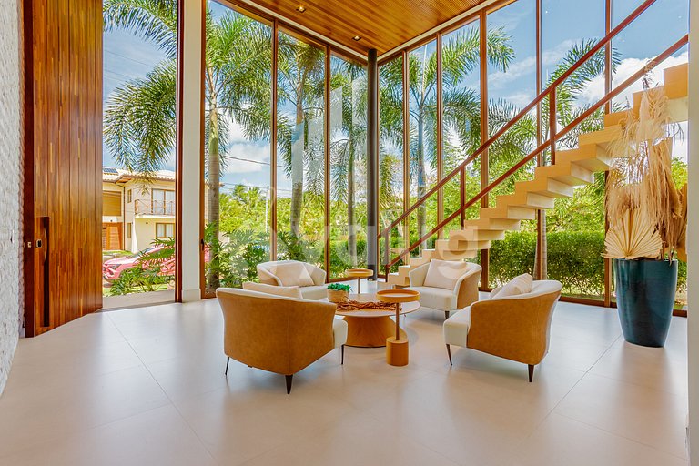 Beautiful House with 6 Suites 200m from Beach Praia do Forte